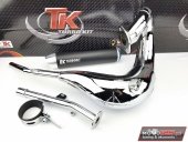Sportowy wydech TURBOKIT CROSS CHROM KTM EXC 125 2T Six days 2006 