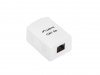 Lanberg Gniazdo natynkowe RJ45 Kat.5E białe