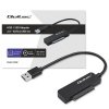 Qoltec Adapter SATA | Przejściówka na dysk SSD HDD 2.5 | USB 3.0 | Super speed 5Gb/s | 2TB