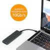 Qoltec Obudowa na dysk M.2 SSD | NVMe | PCIe | USB3.1 | 10Gb/s | 4TB |  Grafit