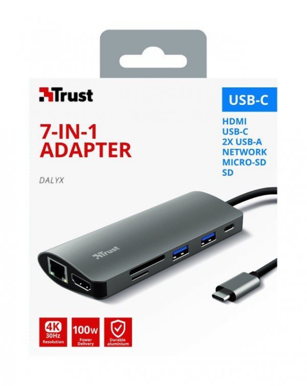 Trust DALYX adapter USB C 7w1