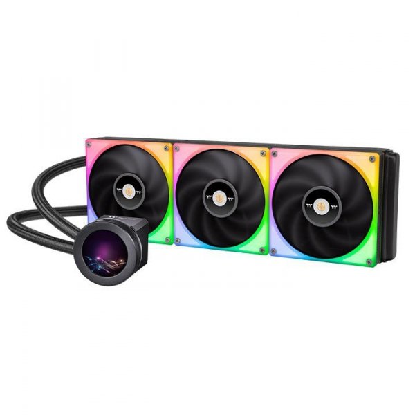 Thermaltake Chłodzenie wodne - Toughliquid Ultra 420 RGB - 2.1&quot; LCD, ToughFan RGB 140mm*3