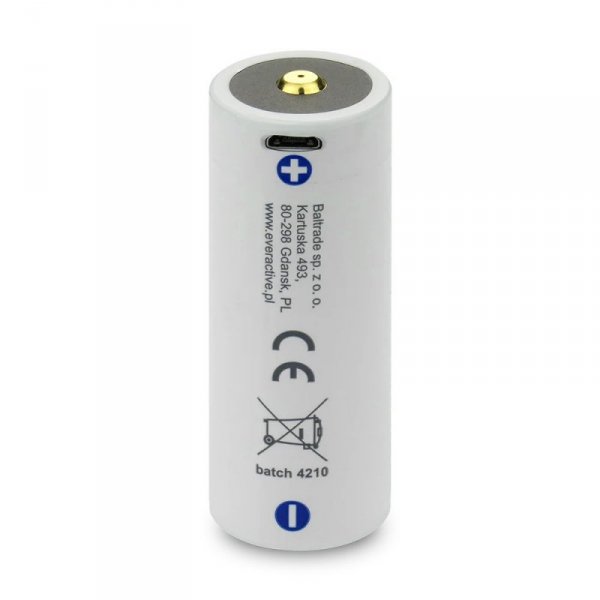 everActive Akumulator 26650 3,7V Li-ion 5200 mAh micro USB