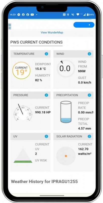 Sencor Profesjonalna Stacja meterologiczna wifi SMART z czujnik 7w1