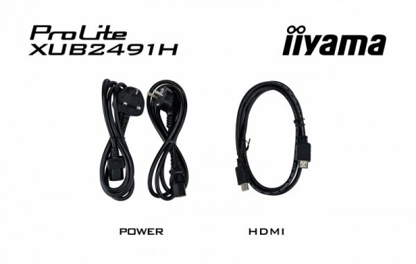 IIYAMA Monitor 24 cale XUB2491H-B1 IPS, HDMI, DP, HAS, Pivot