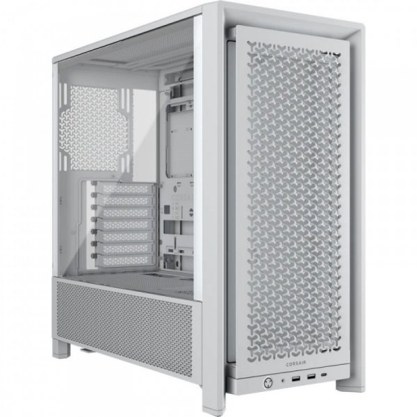 Corsair Obudowa FRAME 4000D Biała Mid Tower ATX