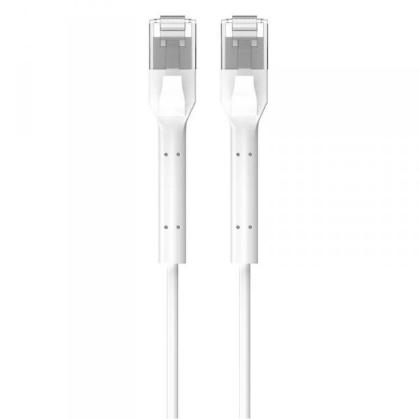Extralink Patchcord kat.6 U/FTP 1Gbps miedź kabel sieciowy skrętka, łamana końcówka 10m biały