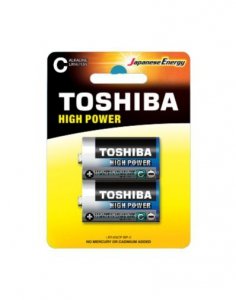 Zestaw baterii alkaliczne Toshiba LR14GCP BP-2 (Alkaliczny manganowy; x 2)