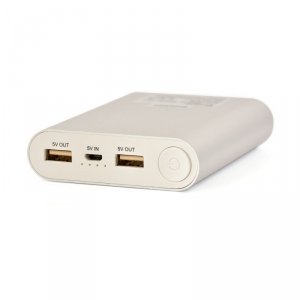 PowerBank VAKOSS TP-2588S (10400mAh; microUSB, USB 2.0; kolor srebrny)