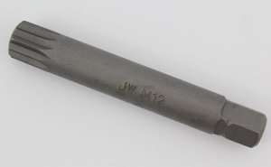 Jonnesway Końcówka Spline M 12 x 75mm 6-kątna 10mm D10M75M12A