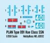 Hobby Boss 83512 1/350 Plan Type 091 Han Class Sub
