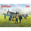 ICM DS4802 - WWII RAF Airfield (Spitfire Mk.IX, Spitfire Mk.VII, RAF Pilots and Ground Personnel (7 figures))