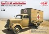ICM 35402 Typ 2,5-32 W/Shelter Ger. 1/35