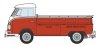 Hasegawa 20556 Volkswagen Type 2 Pick-Up Truck Red/White Paint 1/24