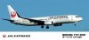 Hasegawa 10739 1/200 JAL EXPRESS B737-800
