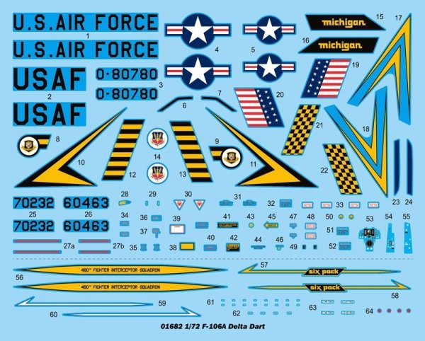 Trumpeter 01682 US F-106A Delta Dart
