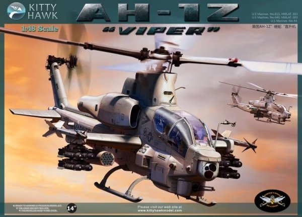 Kitty Hawk/Zimi Model 80125 Bell AH-1Z Viper 1/48