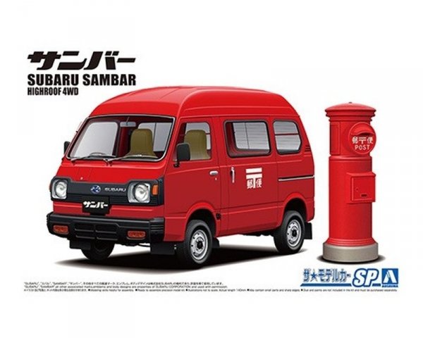 Aoshima 05998 1/24 MC#SP Subaru TT1 Sambar High-Roof 4WD &#039;80