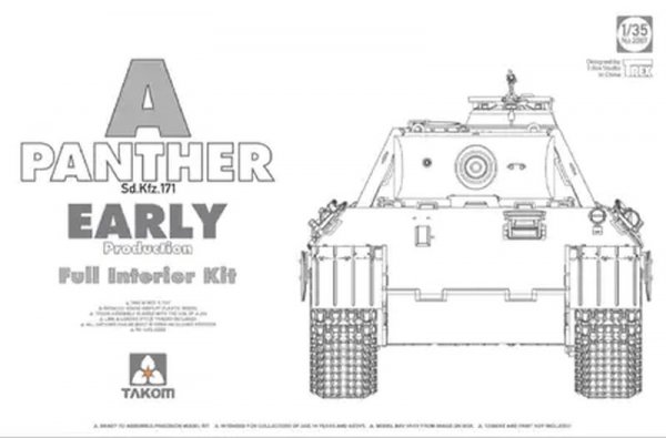 Takom 2097 SdKfz 171 Panther Ausf. A Early w/int.