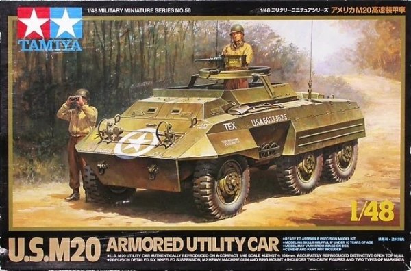 Tamiya 32556 1/48 M20 Armored Utility Car