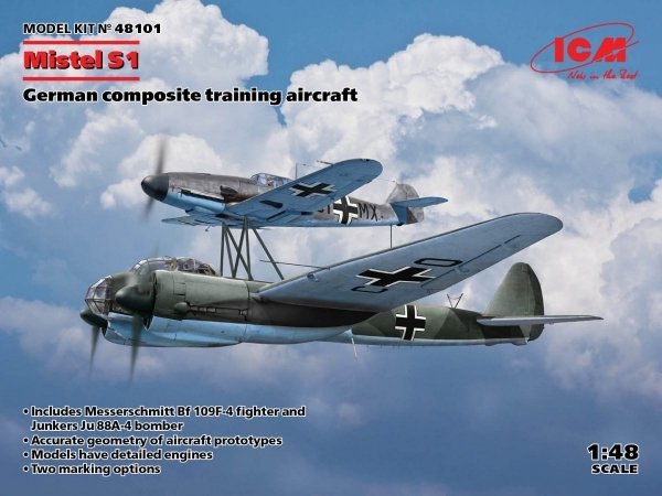 ICM 48101  Mistel S1, German composite training aircraft 1/48