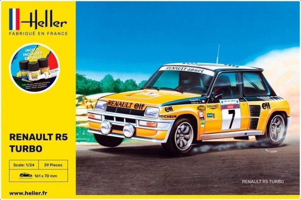Heller 56717 Starter Kit Renault R5 Turbo