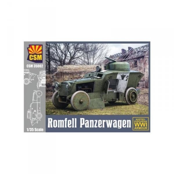 Copper State Models 35002 Romfell Panzerwagen Austro-Hungarian WWI Armour