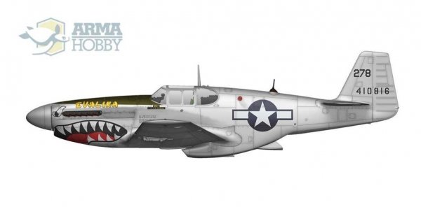 Arma Hobby 70038 Mustang P-51 B/C Expert set 1/72