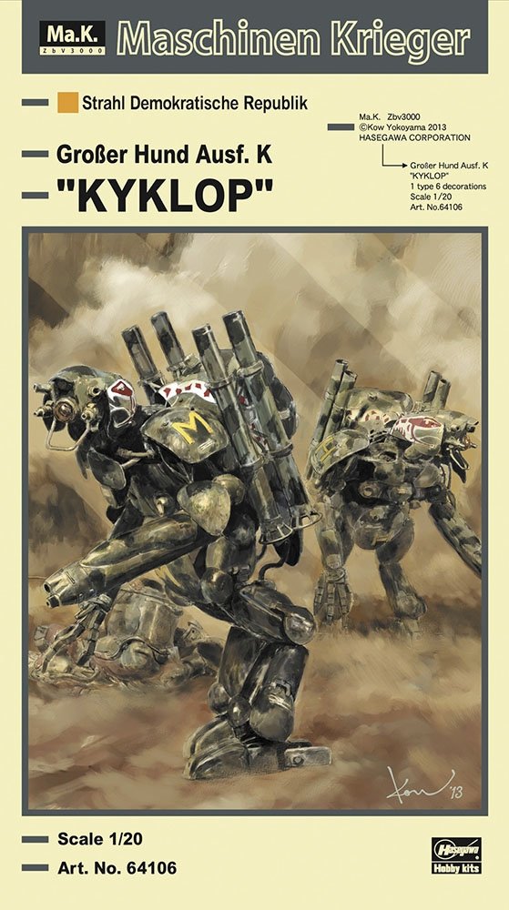 Hasegawa 64106 1/20 Grosser Hund &quot;Kyklop&quot;