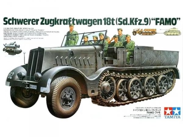 Tamiya 35239 German 18 ton Half-Track FAMO 1/35