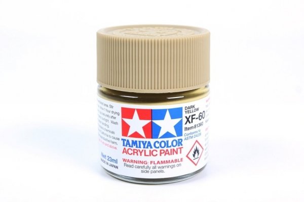 Tamiya 81360 XF-60 Dark Yellow 23ml