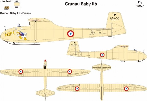 Fly 48027 Grunau Baby IIB-France vol.2