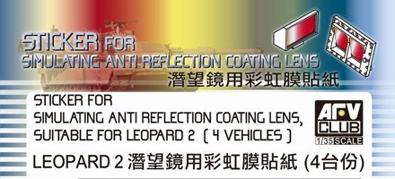 AFV Club AC35015 Sticker for Leopard 1/35