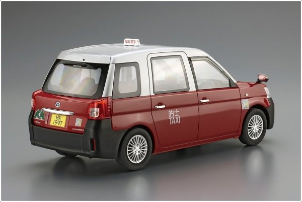 Aoshima 06223 1/24 MC#SP02 Totota NTP10R Comfort Hybrid Taxi '18 Hong Kong Taxi
