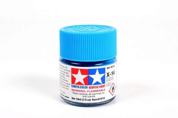 Tamiya 81514 Acrylic Mini X-14 Sky Blue 10ml