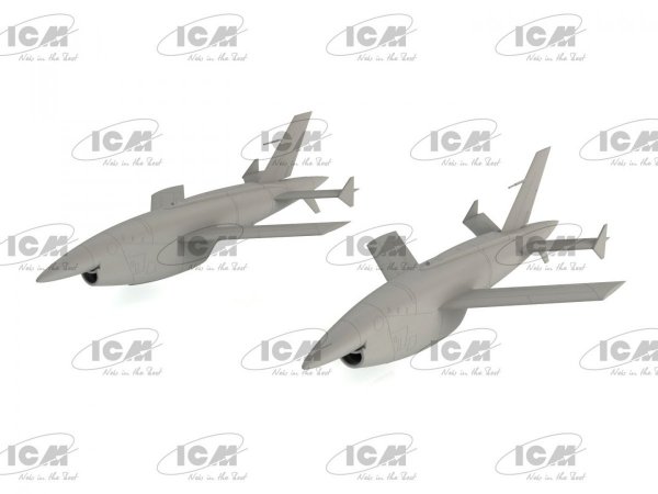 ICM 48403 Q-2C (BQM-34A) Firebee, US Drone (2 airplanes and pilons) (100% new molds)
