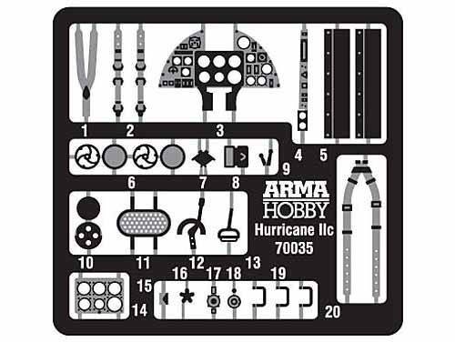 Arma Hobby 70042 Hurricane Mk II/C  Expert set 1/72