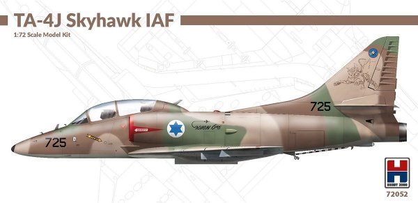 Hobby 2000 72052 TA-4J Skyhawk IAF 1/72 (Fujimi+Cartograf)