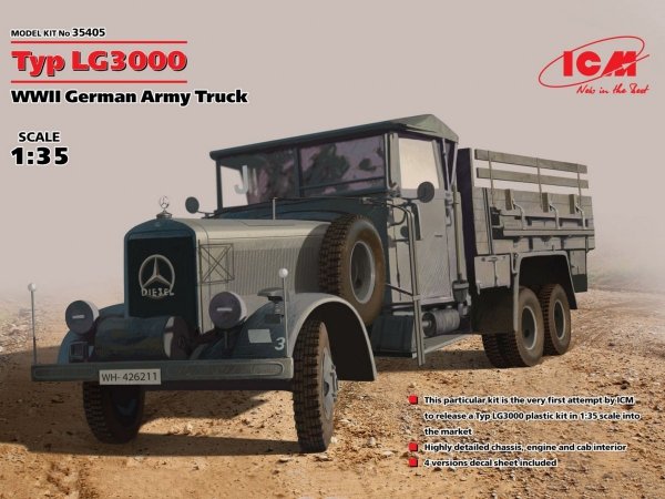ICM 35405 Typ Lg3000 WWII Ger.Truck 1/35