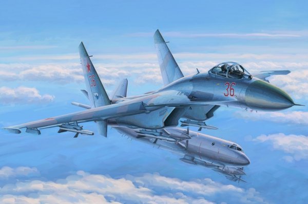 Hobby Boss 81712 Su-27 Flanker early 1/48