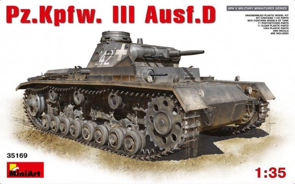 Mini Art 35169 Pzkpfw III Ausf. D 1/35