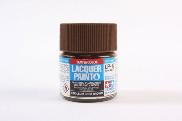Tamiya 82117 LP-17 Linoleum Deck Brown 10 ml