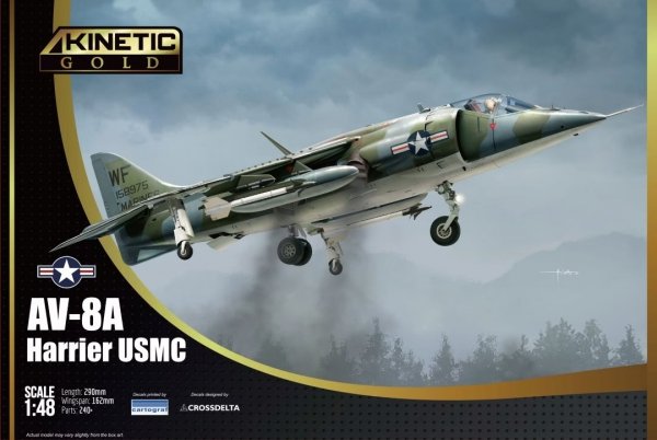 Kinetic 48072 AV-8A Harrier USMC 1/48