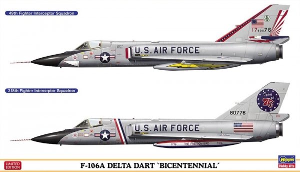 Hasegawa 02402 F-106A Delta Dart 'Bicentennial' 1/72