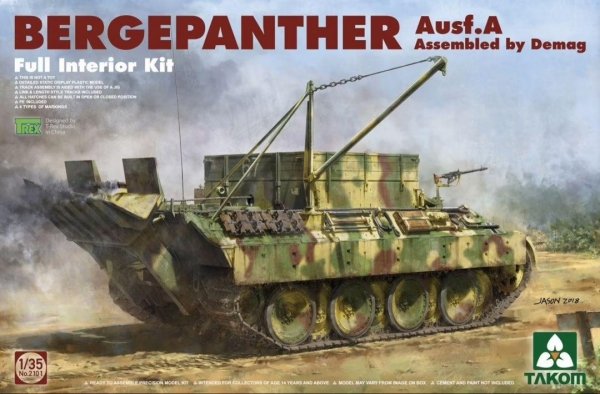 Takom 2101 Bergepanther Ausf. A w/ Full Interior