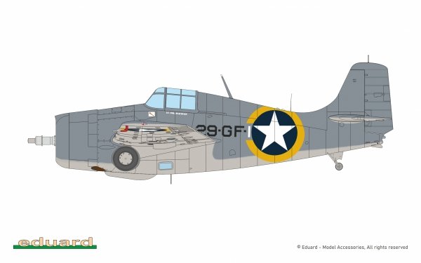 Eduard 84204 F4F-4 Wildcat Late Weekend Edition 1/48