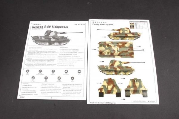 Trumpeter 01537 Ger. E-50 Flakpanz.