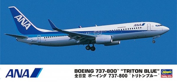 Hasegawa 10737 1/200 ANA B737-800 Triton Blue