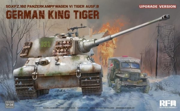 RFM 5138 German King Tiger Pz.Kpfw. VI Ausf. B Upgrade Version 1/35