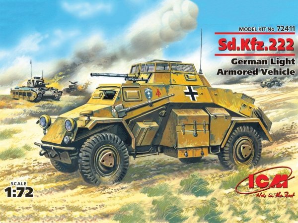 ICM 72411 Sdkfz 222 German 1/72
